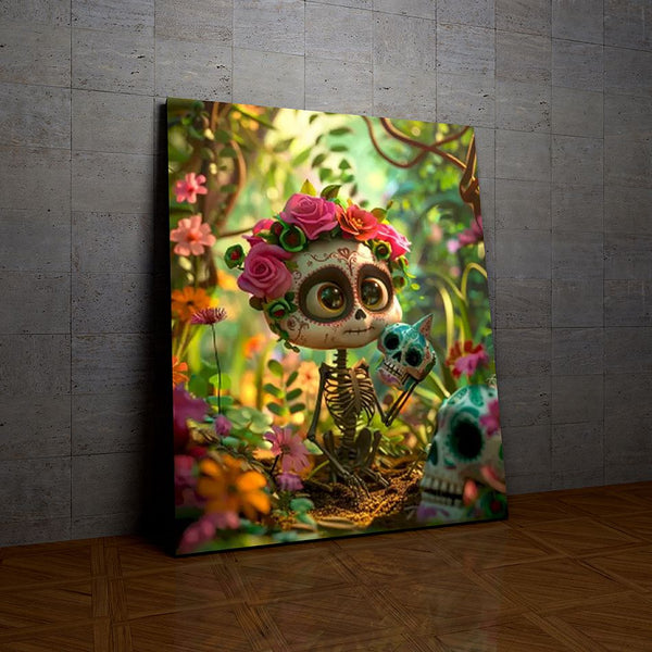 Calavera Mignone de la collection nouveauté en peinture par numéro sue Wall Factory