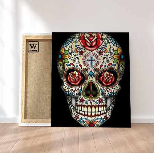 Calaveras de la collection nouveauté en peinture par numéro sue Wall Factory