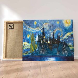 Poudlard Van Gogh de la collection nouveauté en peinture par numéro sue Wall Factory